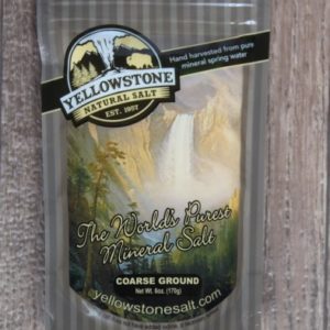 Yellowstone Salt - The Purest Salt Available. All Natural COARSE Ground, High Mineral Content Salt.