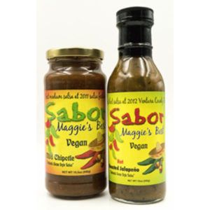 Sabor Salsa (3-pack) - All Natural and Vegan. Available in Chipotle or Jalepeno.