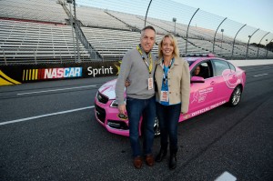 My Wife Colette & I Rode in the Pace Car Before the Race